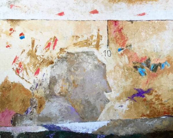 10 Parole, olio su tela e carta di Piermancini, 2007